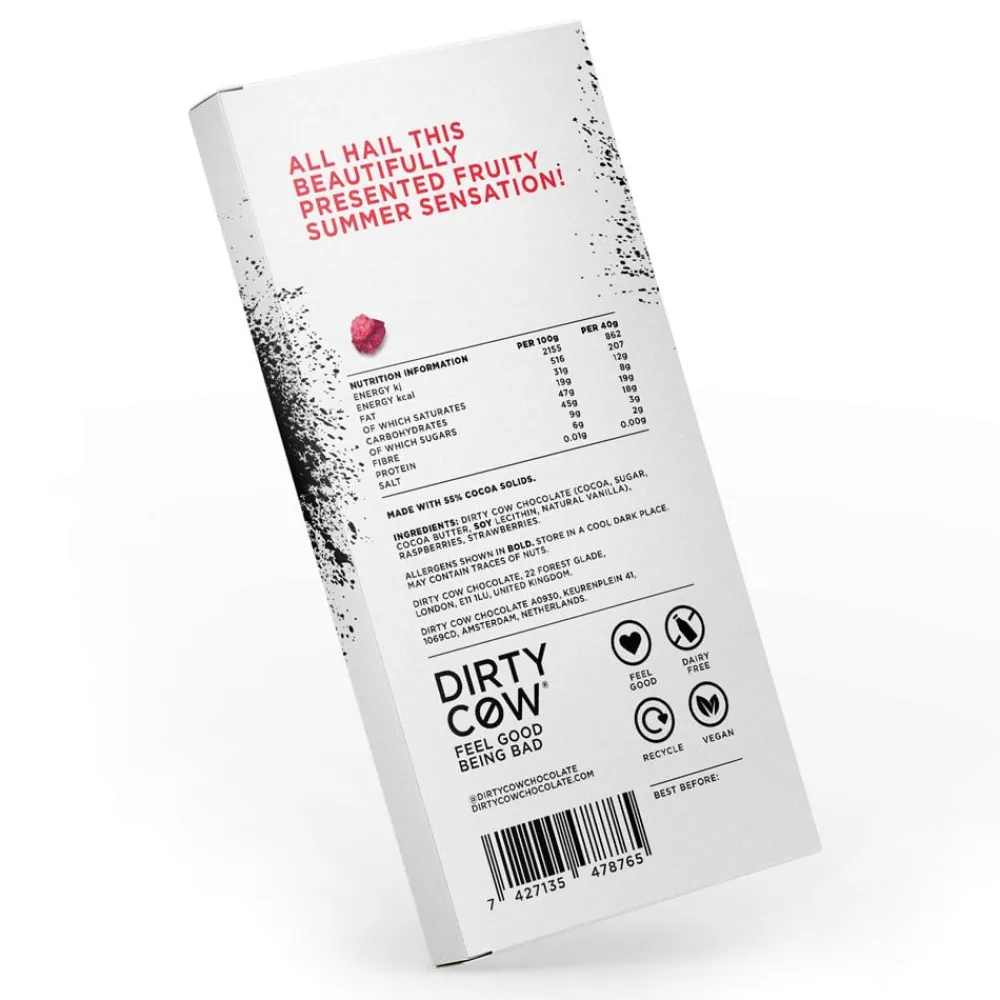 British Chocolate|Dirty Cow Hail Mary Berry Plant Based Chocolate Bar