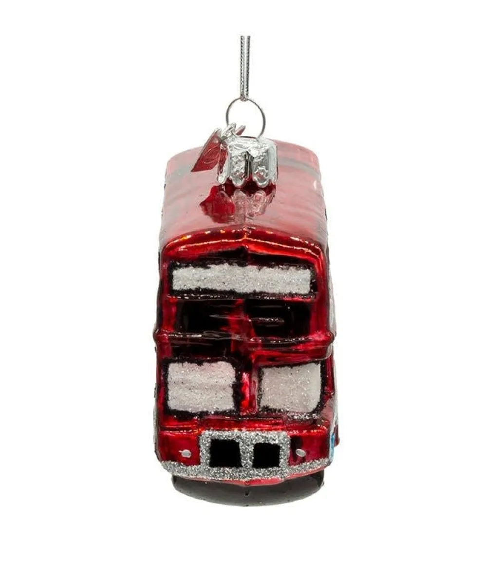 Souvenirs|Double Decker Glass Ornament