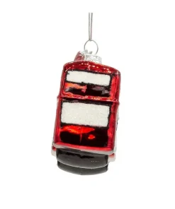 Souvenirs|Double Decker Glass Ornament
