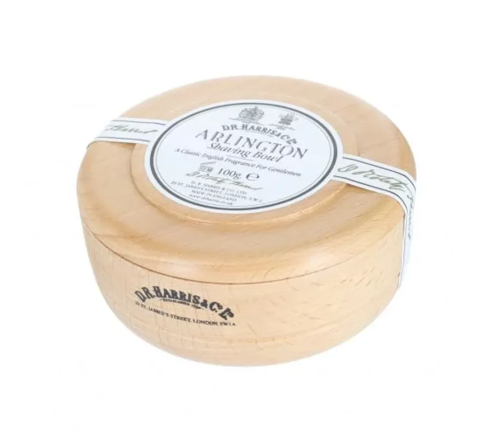 D.R. Harris Shaving Soaps & Cream|D R Harris Arlington Shaving Soap in a Beech Bowl 100g