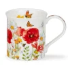 Dunoon Shape: Bute|Bute Meadow Breeze Red Mug