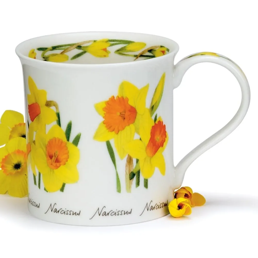 Dunoon Shape: Bute|Bute Spring Flowers Daffodil Mug