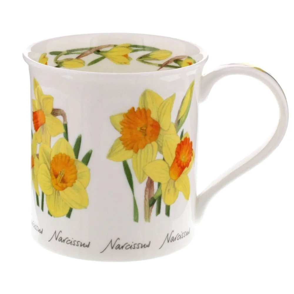Dunoon Shape: Bute|Bute Spring Flowers Daffodil Mug
