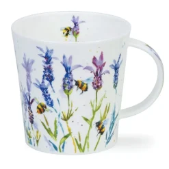 Dunoon Shape: Cairngorm|Cairngorm Busy Bees Lavender Mug