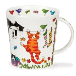 Dunoon Shape: Cairngorm|Cairngorm Hanging Out Cat Mug