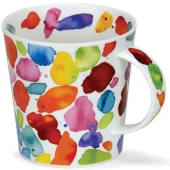 Dunoon Shape: Cairngorm|Cairngorm Orange Blobs! Mug
