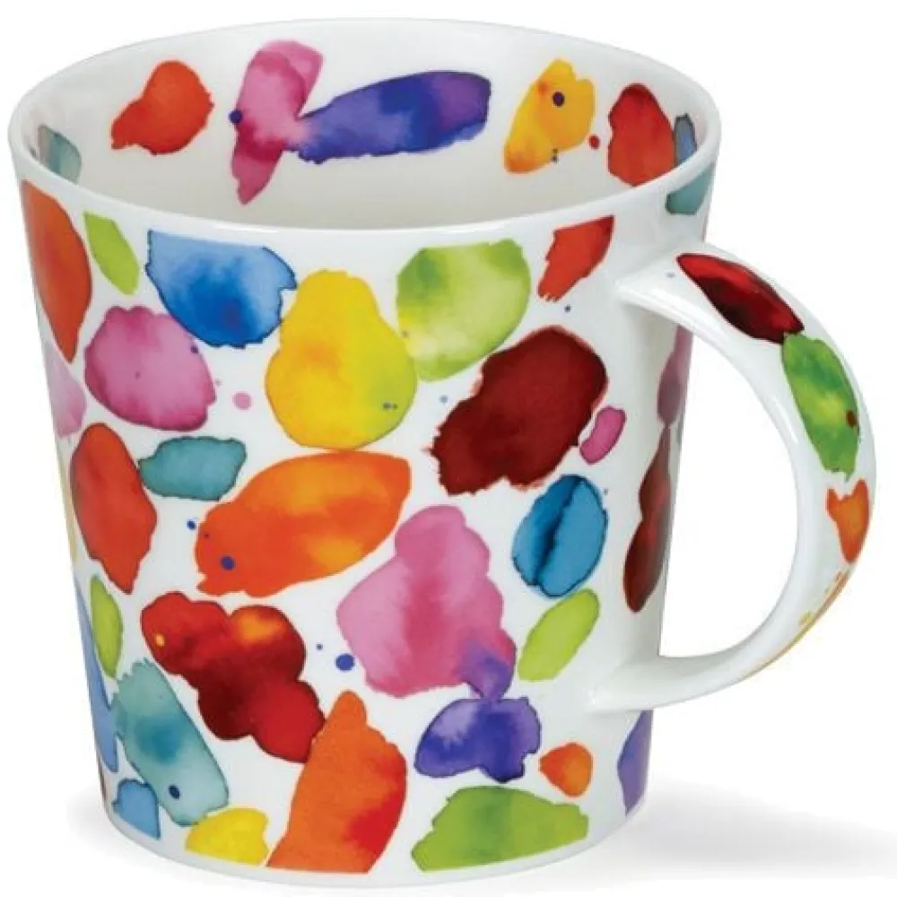 Dunoon Shape: Cairngorm|Cairngorm Orange Blobs! Mug