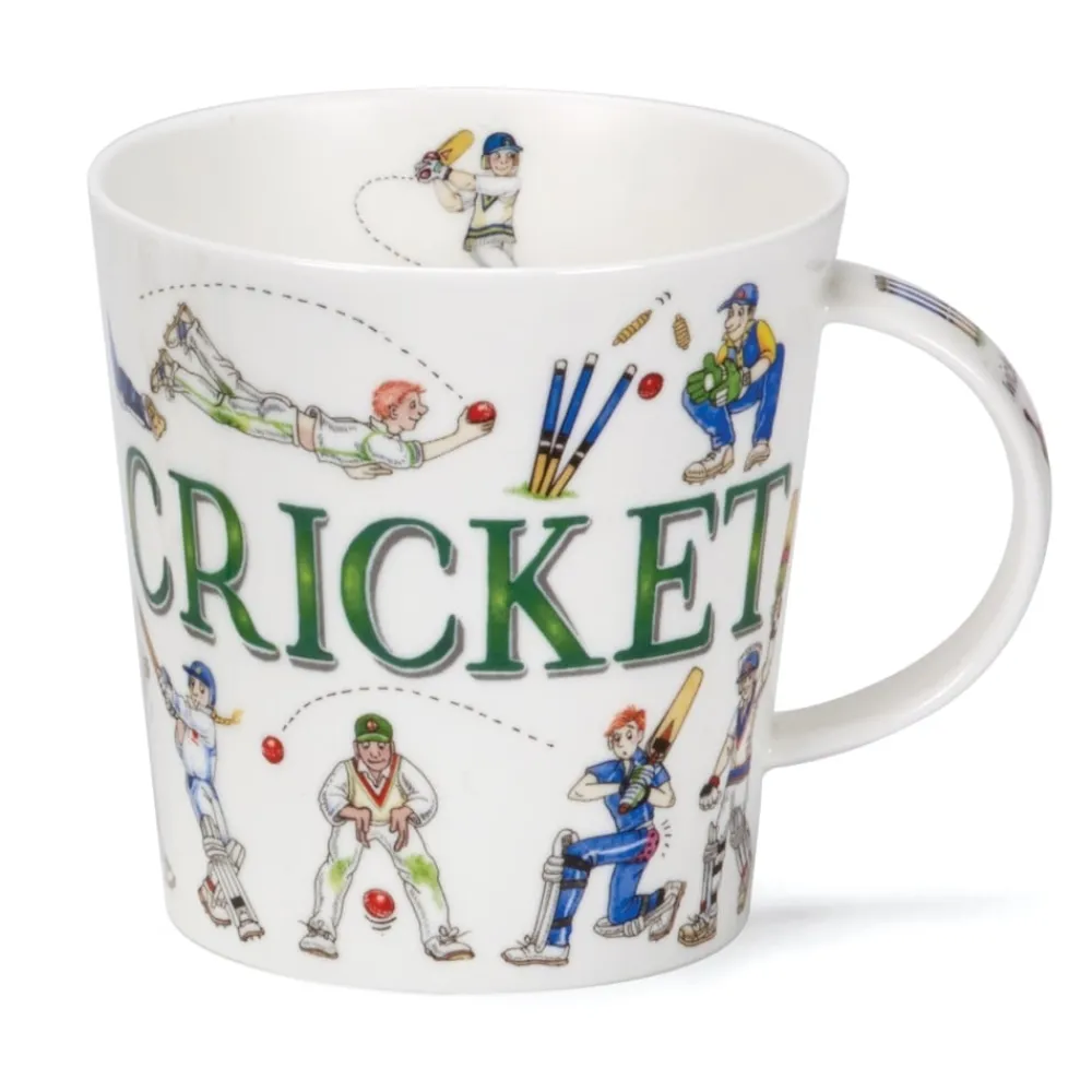 Dunoon Shape: Cairngorm|Cairngorm Sporting Antics Cricket Mug