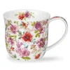 Dunoon Shape: Cumbrae|Cumbrae Belles Fleurs Red Mug