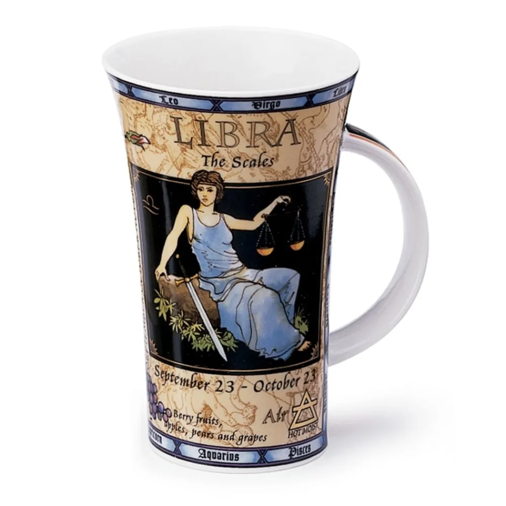 Dunoon Shape: Glencoe|Glencoe Zodiac Libra Mug
