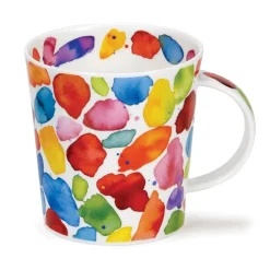 Dunoon Shape: Lomond|Lomond Blobs! Red Mug