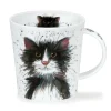 Dunoon Shape: Lomond|Lomond Catter Splatter Black & White Mug