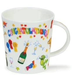 Dunoon Shape: Lomond|Lomond Congratulations Mug