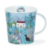 Dunoon Shape: Lomond|Lomond Cottage Walk Cat Mug