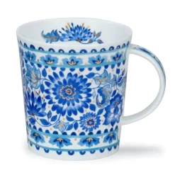 Dunoon Shape: Lomond|Lomond Delft Blue Chrysanthemum Mug