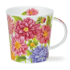 Dunoon Shape: Lomond|Lomond Flora Bonita Dahlia Mug