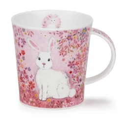 Dunoon Shape: Lomond|Lomond Pretty in Pink Rabbit Mug