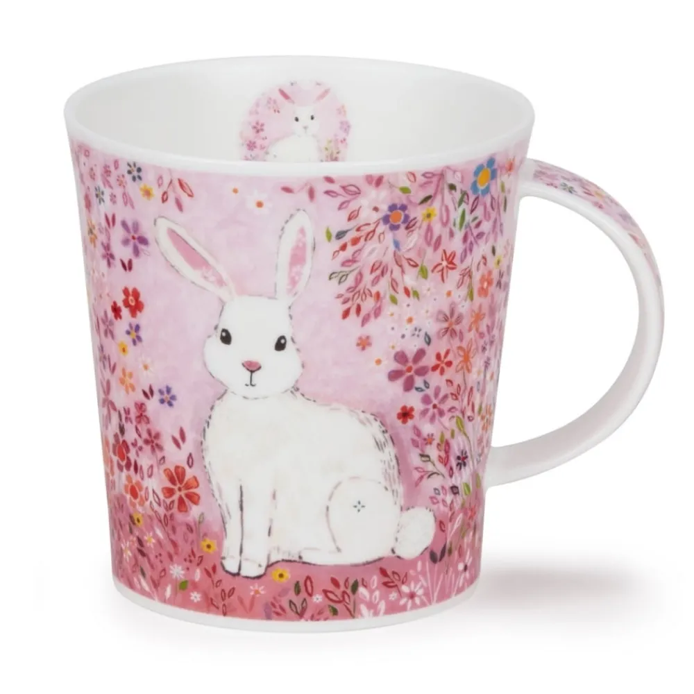 Dunoon Shape: Lomond|Lomond Pretty in Pink Rabbit Mug