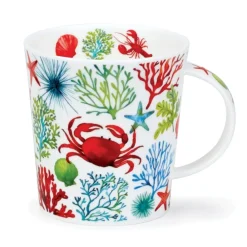 Dunoon Shape: Lomond|Lomond Under the Sea Red Mug