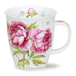 Dunoon Shape: Nevis|Nevis Botanical Sketch Peony Mug