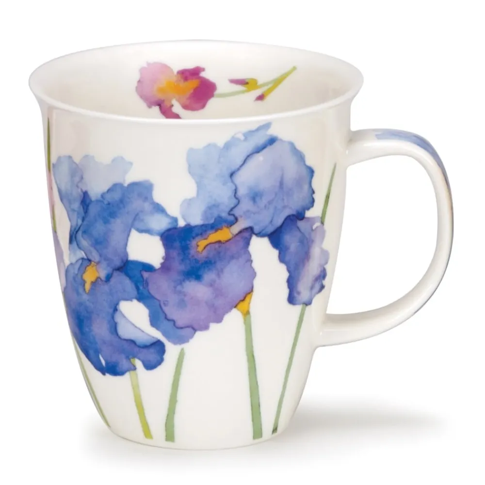 Dunoon Shape: Nevis|Nevis Flora Iris Mug