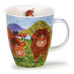 Dunoon Shape: Nevis|Nevis Highland Animals Cow Mug