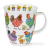 Dunoon Shape: Nevis|Nevis Knitwits Hen Mug