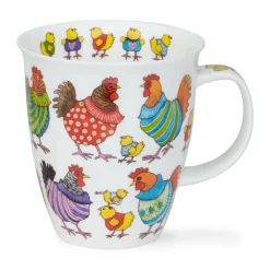 Dunoon Shape: Nevis|Nevis Knitwits Hen Mug