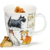 Dunoon Shape: Nevis|Nevis Messy Dogs Mug
