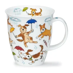 Dunoon Shape: Nevis|Nevis Raining Dogs Mug