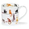 Dunoon Shape: Orkney|Orkney Live Wires Cats Mug