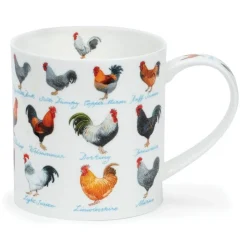 Dunoon Shape: Orkney|Orkney On the Farm Chickens Mug