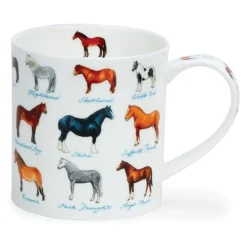 Dunoon Shape: Orkney|Orkney On the Farm Horses Mug