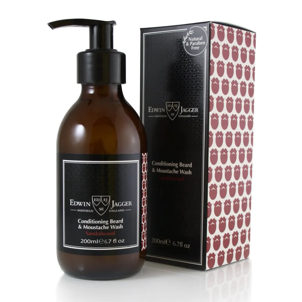 Edwin Jagger Beard & Mustache Care|Sandalwood Beard & Moustache Wash