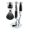 Edwin Jagger Shaving Sets|Mach 3 Shaving Set (Black Synthetic)