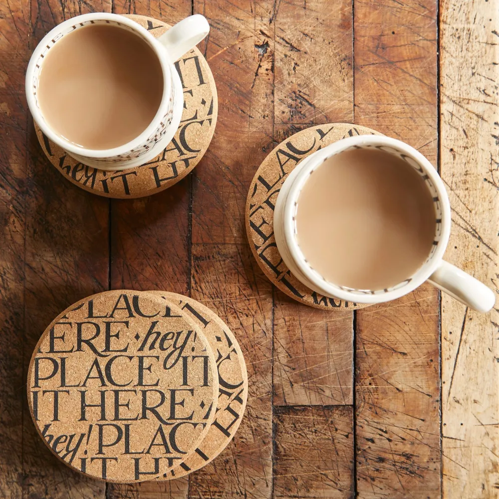Emma Bridgewater Emma Bridgewater|Black Toast Cork Coasters
