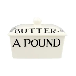 Emma Bridgewater Kitchen Tools|Emma Bridgewater|Black Toast Half a Pound Small Butter Dish