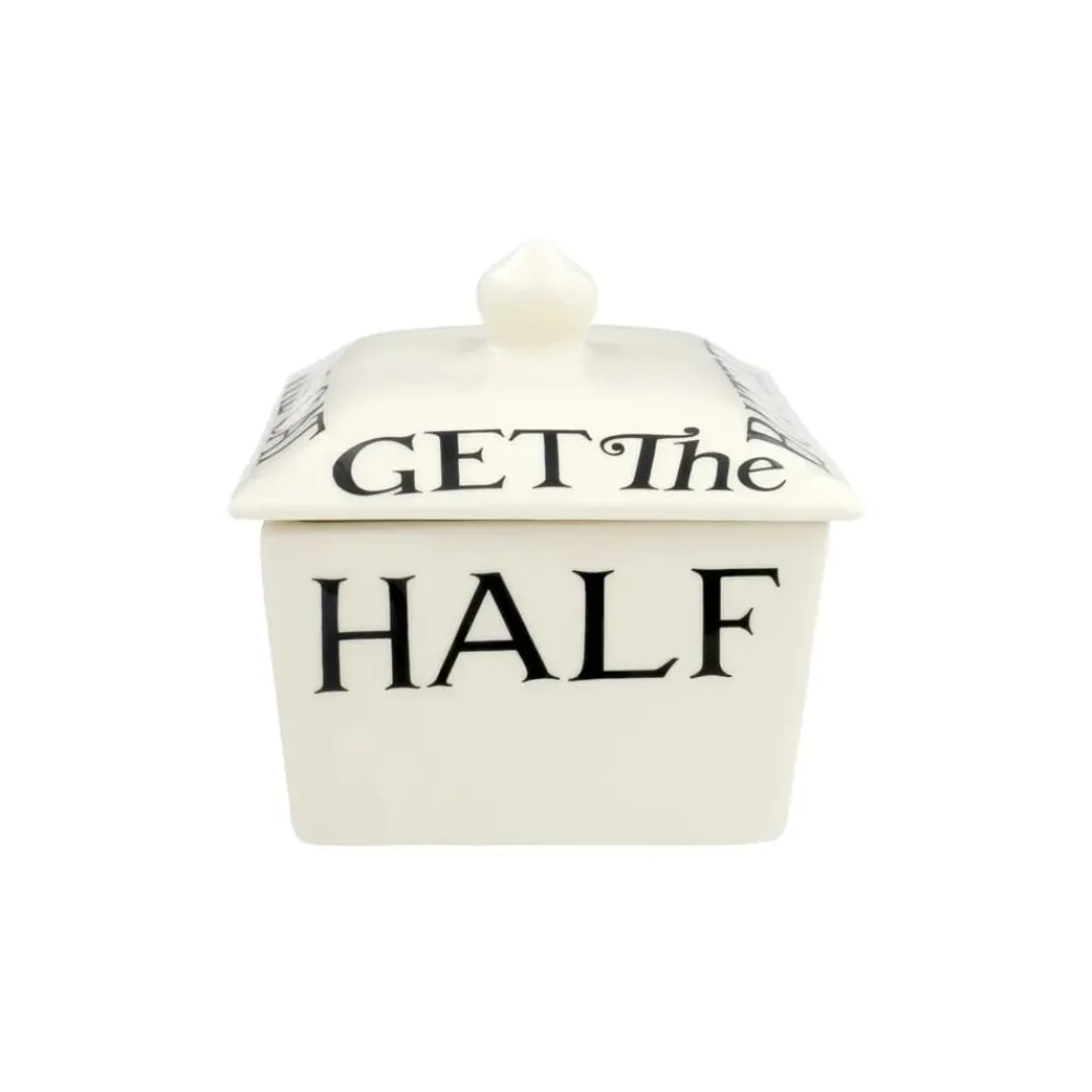 Emma Bridgewater Kitchen Tools|Emma Bridgewater|Black Toast Half a Pound Small Butter Dish
