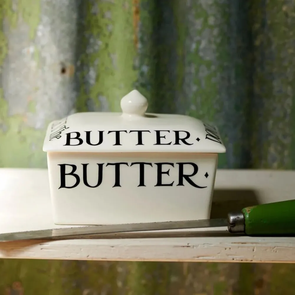 Emma Bridgewater Kitchen Tools|Emma Bridgewater|Black Toast Half a Pound Small Butter Dish