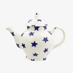Emma Bridgewater Emma Bridgewater|Teapots|Blue Star 4 Mug Teapot