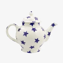 Emma Bridgewater Emma Bridgewater|Teapots|Blue Star 4 Mug Teapot
