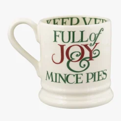 Emma Bridgewater Emma Bridgewater|Assorted Mugs|Christmas Toast & Marmalade Peace & Love 1/2 Pint Mug
