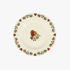 Emma Bridgewater Emma Bridgewater|Christmas Joy Robin 6.5" Plate