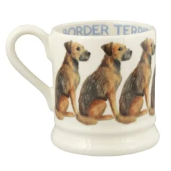 Emma Bridgewater Emma Bridgewater|Dogs Border Terrier 1/2 Pint Mug
