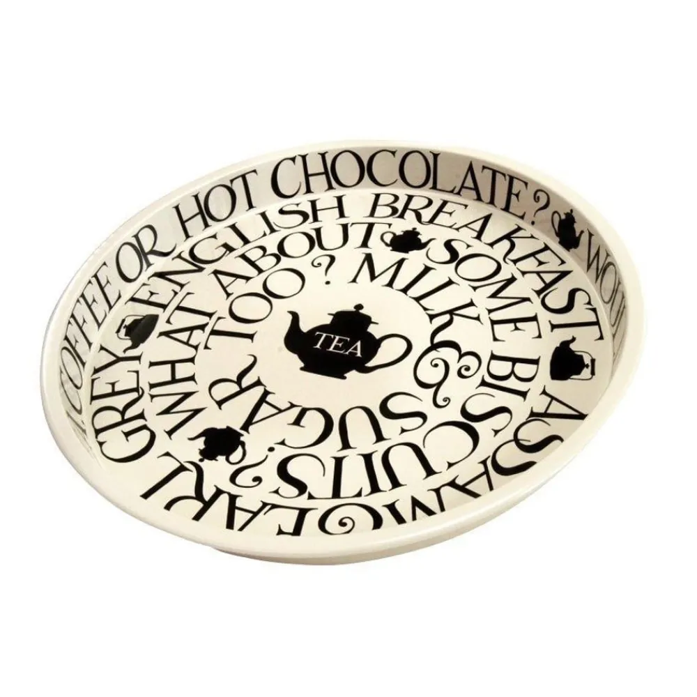 Emma Bridgewater Trays|Emma Bridgewater|Black Toast Deepwell Tray