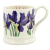 Emma Bridgewater Emma Bridgewater|Flowers Blue Iris 1/2 Pint Mug