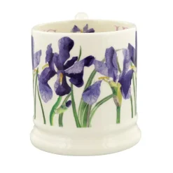 Emma Bridgewater Emma Bridgewater|Flowers Blue Iris 1/2 Pint Mug