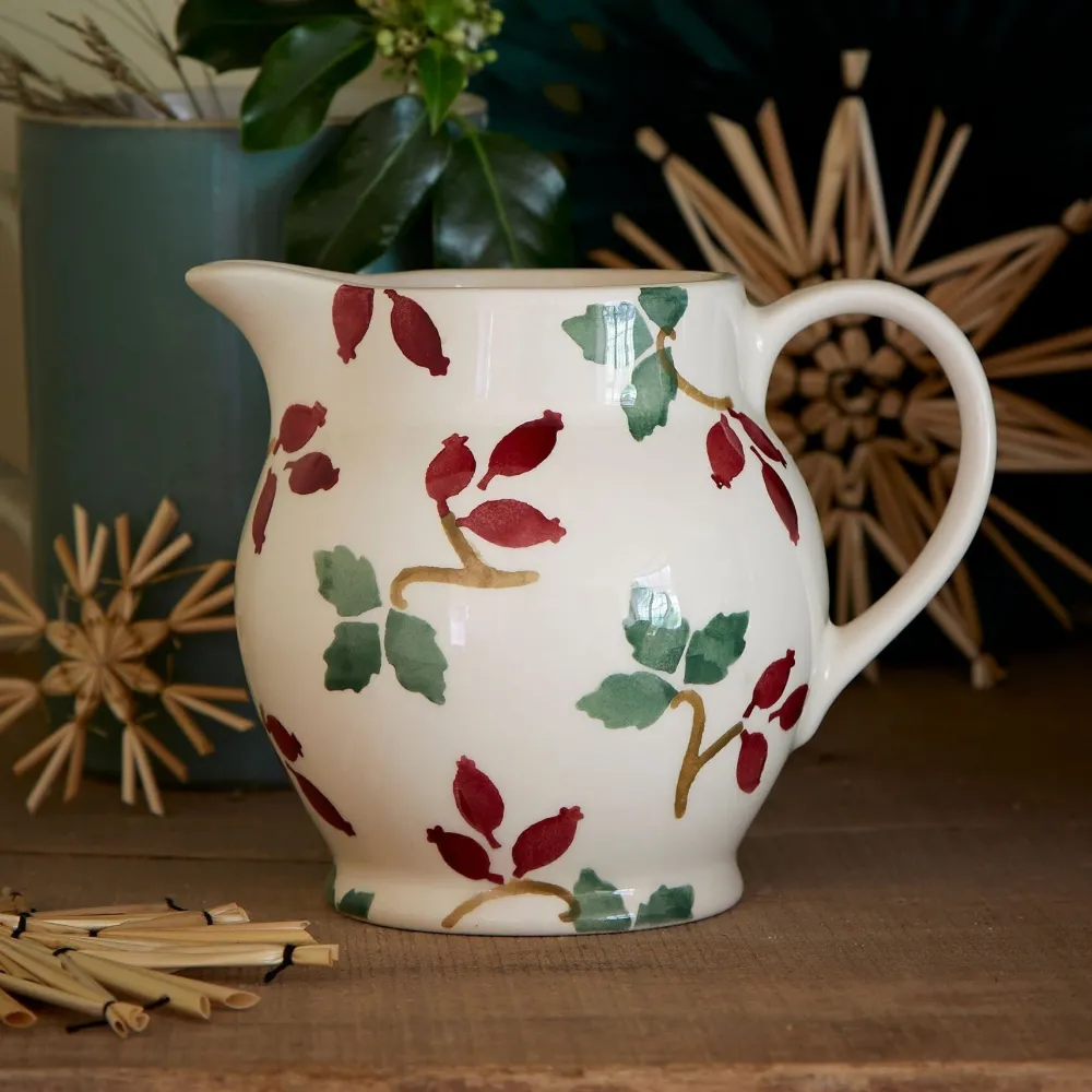 Emma Bridgewater Emma Bridgewater|Folk Rosehip 1/2 Pint Jug