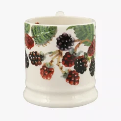 Emma Bridgewater Emma Bridgewater|Assorted Mugs|Fruits Blackberry 1/2 Pint Mug