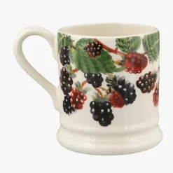 Emma Bridgewater Emma Bridgewater|Assorted Mugs|Fruits Blackberry 1/2 Pint Mug